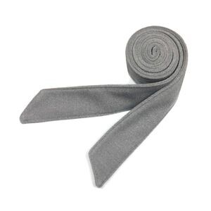 1426 Women Trench Coat Belts Wool Blend Woolen Sash Waistband (grey)